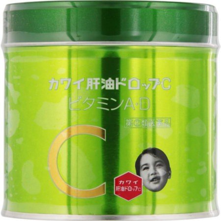 卡哇伊（Kawai）儿童鱼肝油维生素(果汁味）150粒