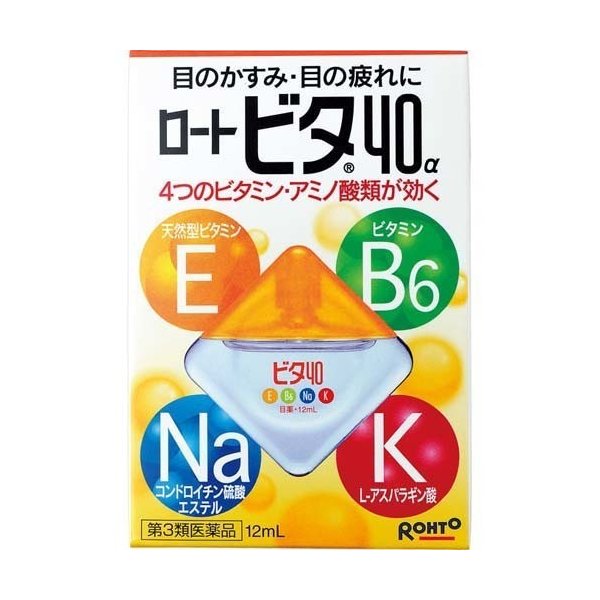 ROHTO乐敦40a维生素眼药水