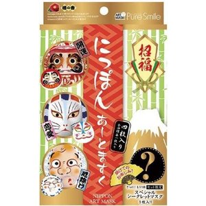 江户歌舞艺伎面膜滋润修护4枚入