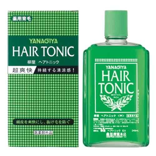 柳屋（YANAGIYA）生发液240ml 绿盒超爽薄荷香