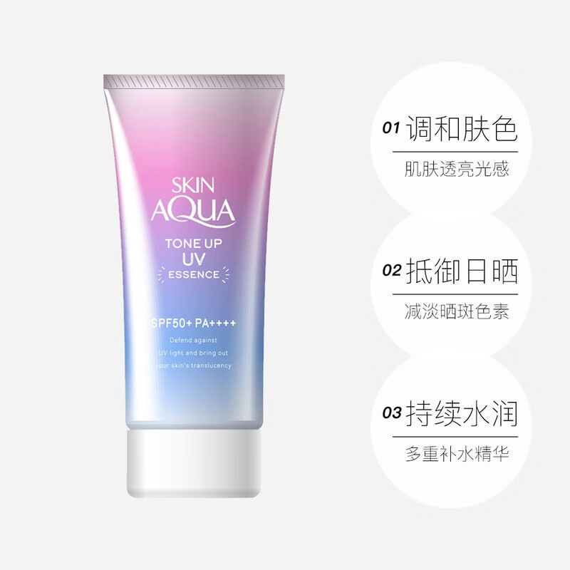 乐敦SKIN AQUA新碧独角兽彩虹防晒乳