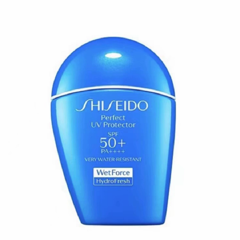 资生堂蓝胖子新艳阳夏水动力透润防晒乳液50ml清爽型