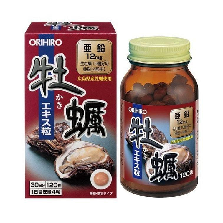 orihiro立喜乐牡蛎肽男士健康牡蛎精华提取物120粒