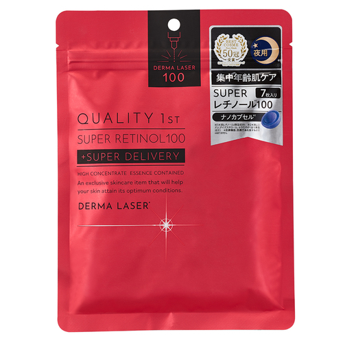 QUALITY 1sT 皇后面膜红色 7枚